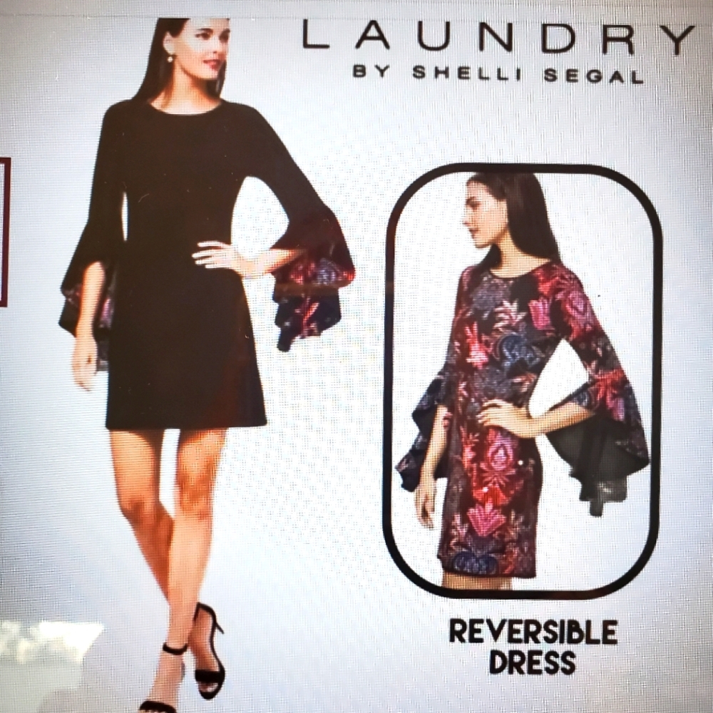 Laundry by Shelli Segal Reversible Paisley Dress, Size 4